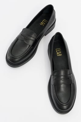 Bree Plateau Penny Leder Loafer