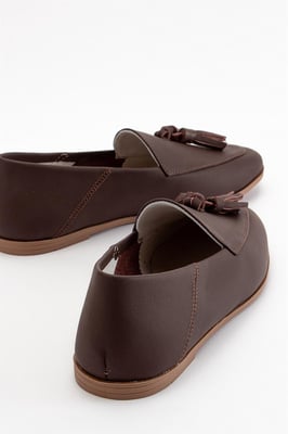 Mona Weich Leder Quaste Loafer Damen