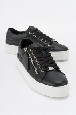 Beryl Leather Zip Turnschuh Women