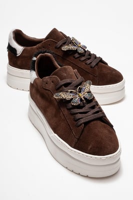 Anda Leather Buckled Turnschuhe Women