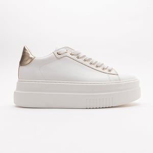 Violette Platform Turnschuhe
