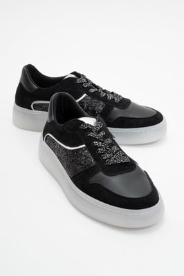 Felipe Glitzer Leder Turnschuhe Damen