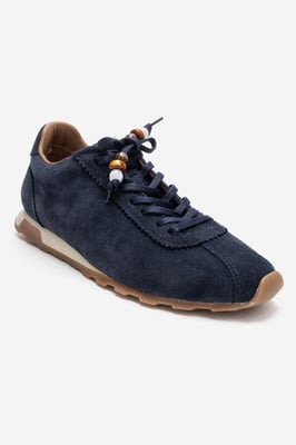 Brea Leder Verzierte Turnschuh Damen