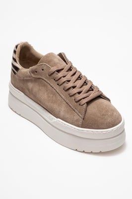 Anabel Leder Plateau Turnschuhe Damen
