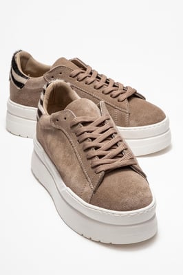 Anabel Leder Plateau Turnschuhe Damen