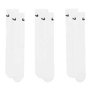 Nike - Socken für Herren/Damen Unisex, Leicht, Alltag (3er-Pack) (Weiß)