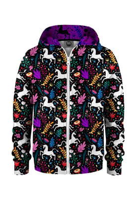 "Folk Unicorn" Zip Hoodie