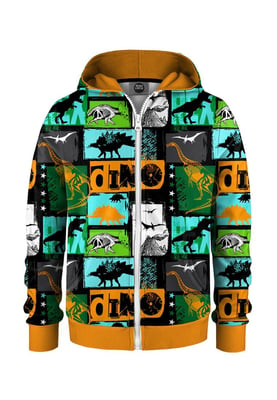 "Dinosaurs" Zip Hoodie