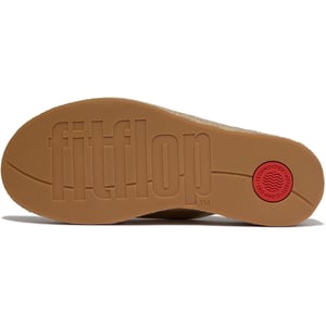 Fitflop Plattform Leder Damen Sandalen Platino