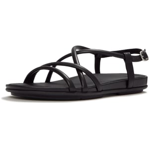Fitflop Gracie Kristallleder Damen Sandalen Schwarz