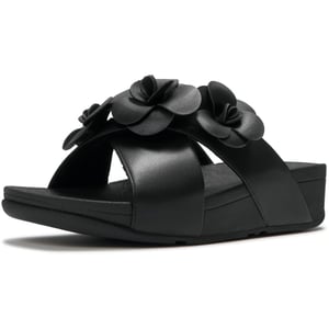 Fitflop Lulu Flower Polyurethan Damen Sandalen in Schwarz