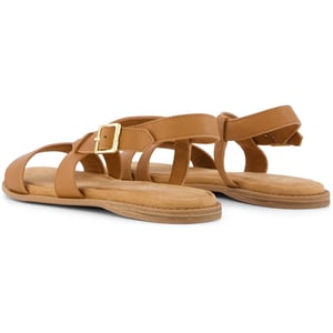 TOMS Mar Leder Damen Sandalen in Brown Sugar