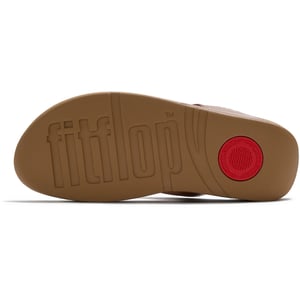 Fitflop Lulu Ultra-Jewel Zehensteg-Polyurethan Damen Sandalen in Dunkelbraun