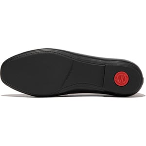 Fitflop Delicato Hochge schneiden Leder Damen Schwarz Ballerinas