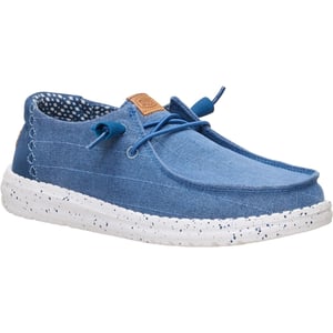 HEYDUDE Wendy Chambray Textil Damen Loafers in Marineblau