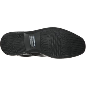 Skechers Dreston Ratlon Leder Herren Schwarz Slipper