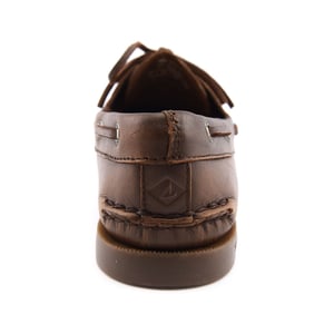 Sperry Authentische 2-Augen Bootslack Damen Mittelbraune Bootsschuhe