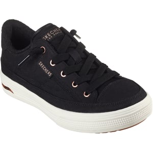 Skechers Arch Fit Arcade - Meet Ya There Textil Damen Schwarz Sneakers