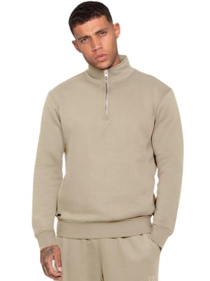Enzo Milano | Herren Sweatshirt mit Halbem Reißverschluss