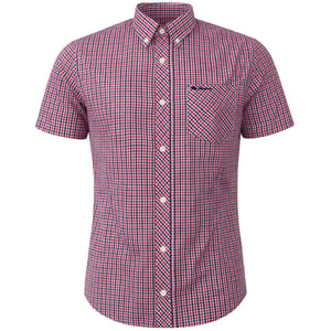 Ben Sherman Oxford Herren Rothemd