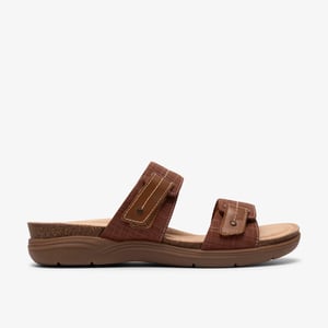 April Dusk Dunkelbraune Int Sandalen