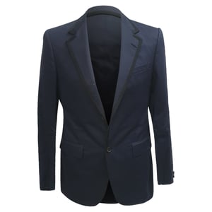 Lanvin Blazer aus marineblauer Baumwolle