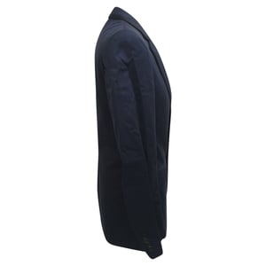 Lanvin Blazer aus marineblauer Baumwolle