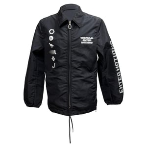 Lanvin Bomberjacke mit Print aus schwarzem Nylon