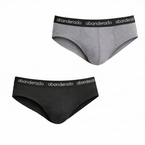 2er-Pack Herren Elastische Baumwollslips AA595