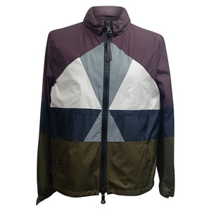Valentino Garavani Windbreaker-Jacke mit Reißverschluss aus mehrfarbigem Polyester