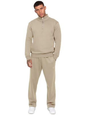 Enzo Milano | Herren Trainingsanzug mit Half-Zip Sweatshirt