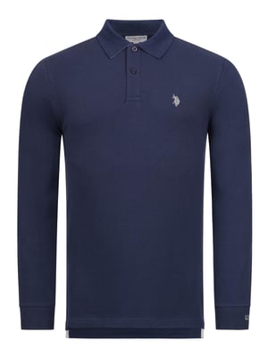 U.S. POLO ASSN. Herren Longsleeve Poloshirt aus Baumwoll-Elasthan