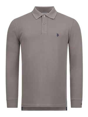 U.S. POLO ASSN. Herren Longsleeve Poloshirt aus Baumwoll-Elasthan