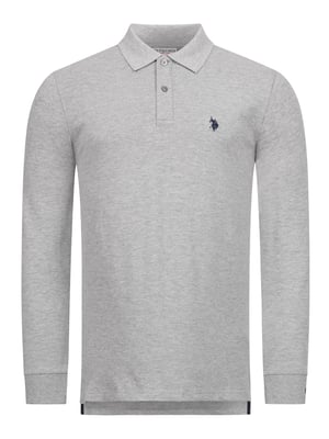 U.S. POLO ASSN. Herren Longsleeve Poloshirt aus Baumwoll-Elasthan
