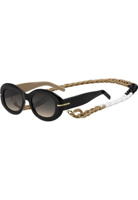 Hugo Boss Sonnenbrille DS-Gläser in Grau und Braun, Schwarz und Beige