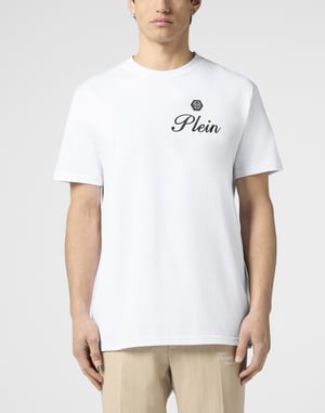 Round Neck T-Shirt Embossed Signature