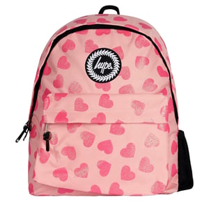 Hype Ikonischer Glitzerherz Pink Rucksack