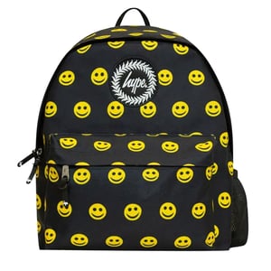 Hype Smile Ikonischer Schwarz/Gelber Rucksack