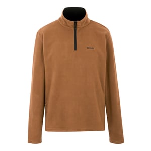 Regatta Great Outdoors Herren Thompson Fleece-Top mit Reißverschluss bis zur Brust (Nussbraun)
