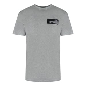 Moschino T-shirt Mit Blocklogo In Grau
