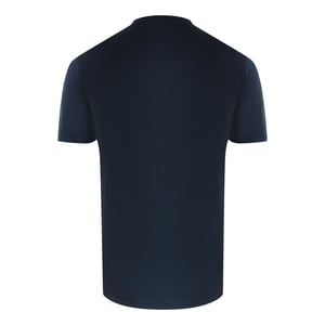 Love Moschino Peace Logo Marineblaues T-shirt