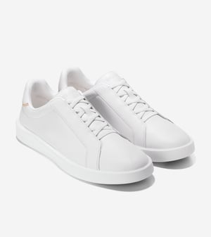 Cole Haan Grand Crosscourt Nubuk Herren Weiße Sneakers