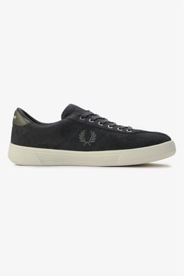 Fred Perry Tennisschuhe Wildleder Herren Anchor Grey Sneakers