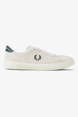 Fred Perry Tennisschuh Wildleder Herren Ecru/Grassroot Sneakers