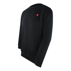 Love Moschino Sweatshirt Mit Kleinem Herzlogo, Schwarz