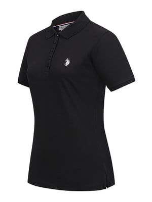 U.S. POLO ASSN. Damen Poloshirt kurzarm aus Baumwoll-Elasthan