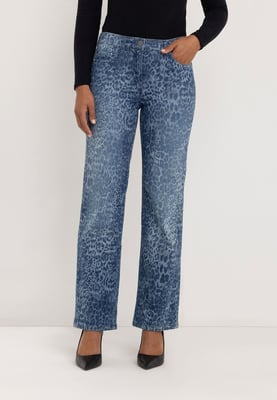 Kora Denim Gerade Jeans | Authentischer Blaudruck