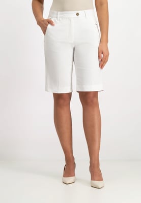 Verena Bermuda-Shorts | Optisches Weiß