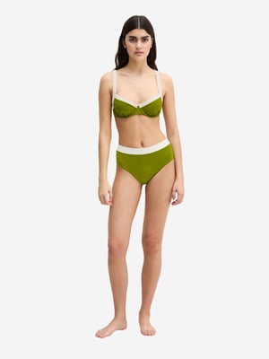 Marc O'Polo Damen Bikini-Hose Contrast BindingBikini Slip, Bikini Unterteil, Bikinihose