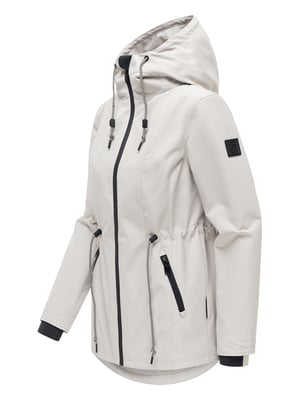 Navahoo Damen Übergangsjacke Blumentanz mit Kapuze